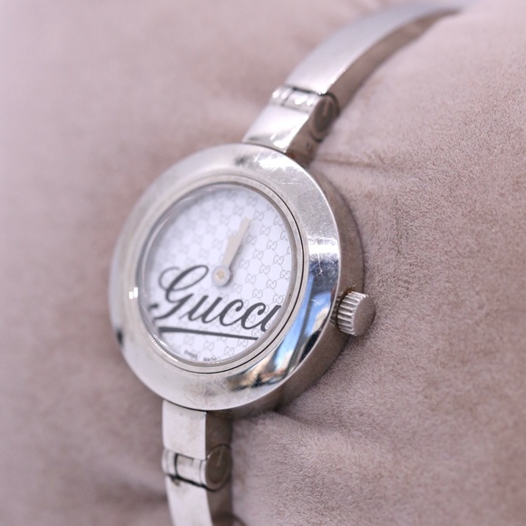 Gucci Ladies 24mm White Face Stainless Watch main image 4